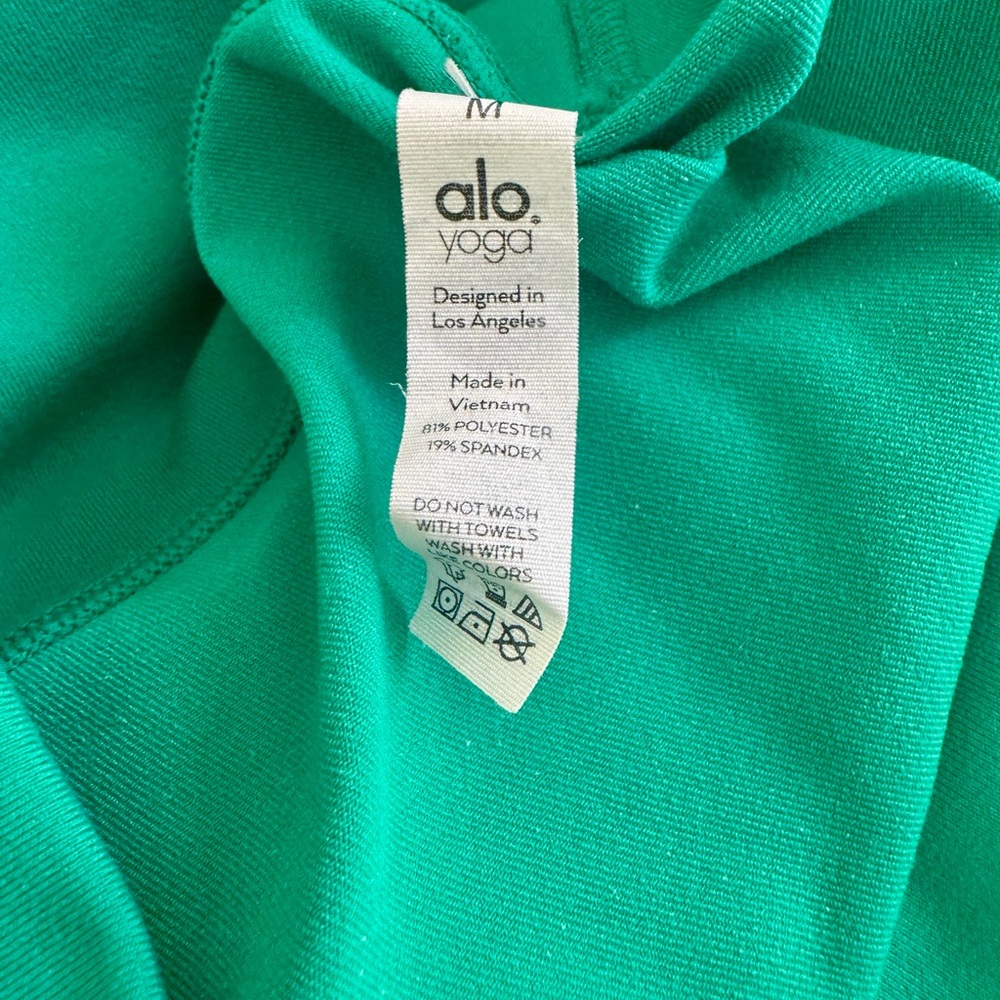 ALO Yoga Vibrant Green Leggings - Picture 4 of 7
